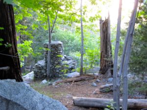 You see many cabins in Icehouse Canyon. Some victims of fires and floods over the decades.