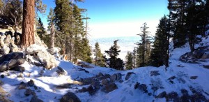 Another view to the desert below