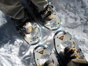 Ready to snowshoe!