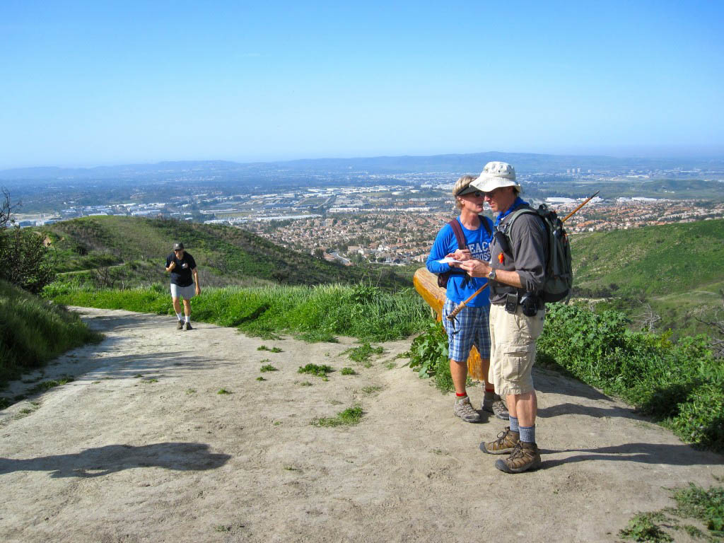 Looking out over Orange County