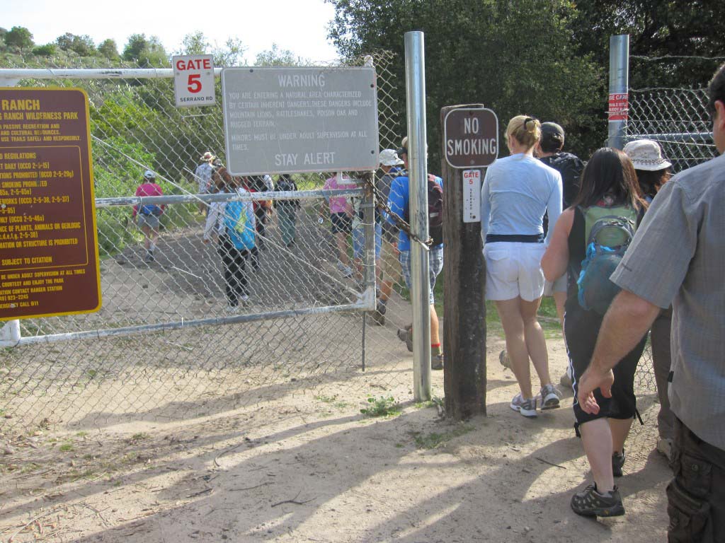 Whiting Ranch is a popular area for hiking and mountain biking.