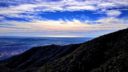 On a clear day, you might see the Pacific Ocean as you look back down the mountain