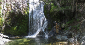 Kolby Kirk at Cooper Canyon Falls