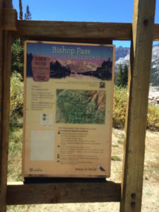 Bishop Pass Trailhead