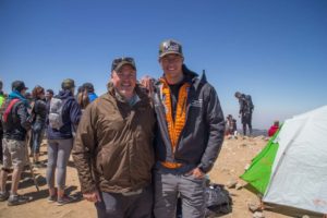 Charlie Linville at the Summit
