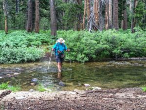 We had a number of crossing where we had to take our boots off