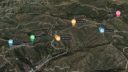 Google Earth overview of the shortest hike to the Griffith Park Teahouse