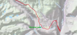 Moraine Lake is a worthy detour off the official High Sierra Trail