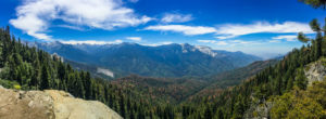 Eagle View Panorama on the High Sierra Trail