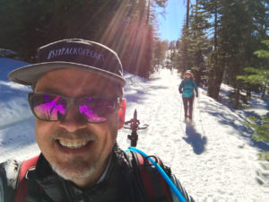 Snowshoeing is fun!