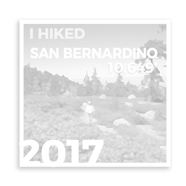 2017 SAN BERNARDINO PEAK 2017 SAN BERNARDINO PEAK