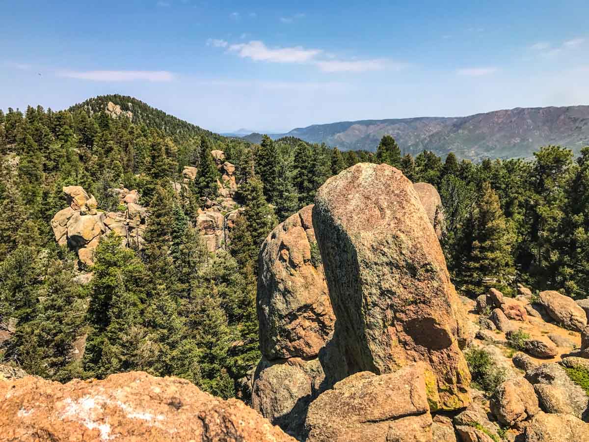 Mt Manitou in the distance