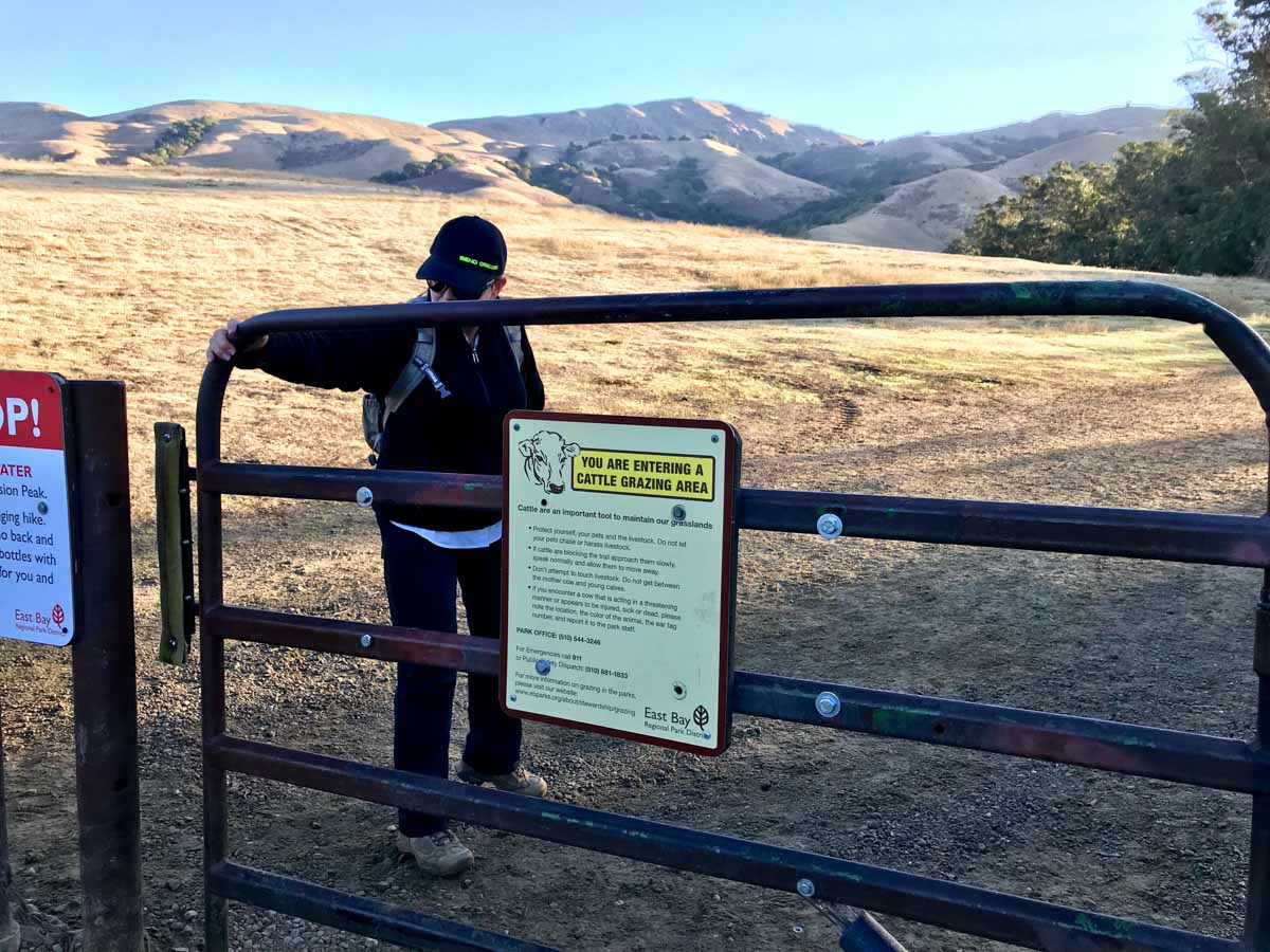 Trailhead for Hidden Valley Trail