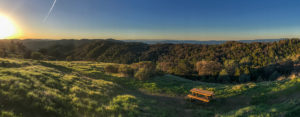 Panorama from the Henry Coe State Park Headquarters