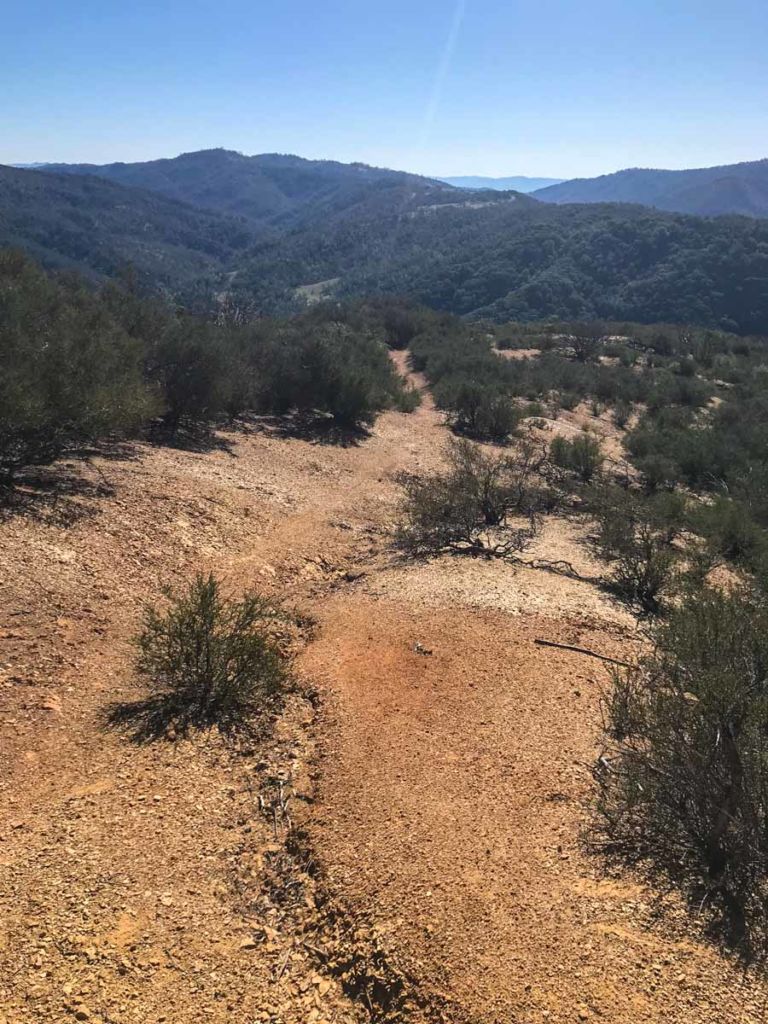 Heading down toward Poverty Flat Road