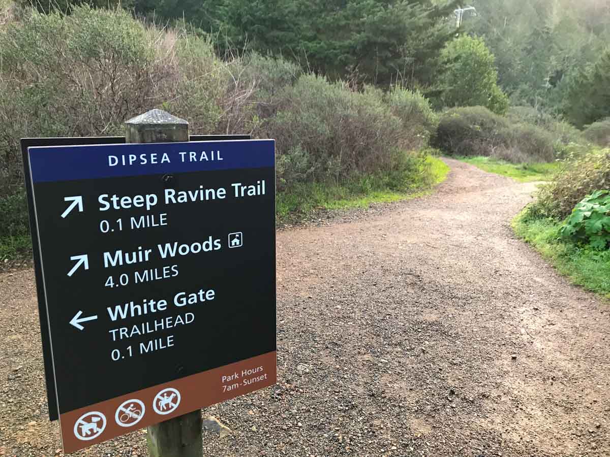 Nearing the Steep Ravine Trail
