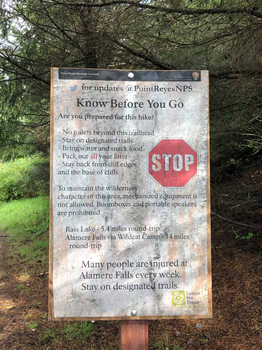 Be smart! Read these signs before hiking.