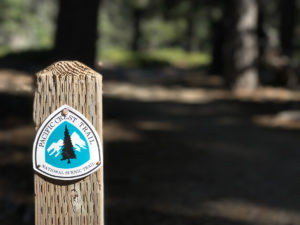 Pacific Crest Trail marker