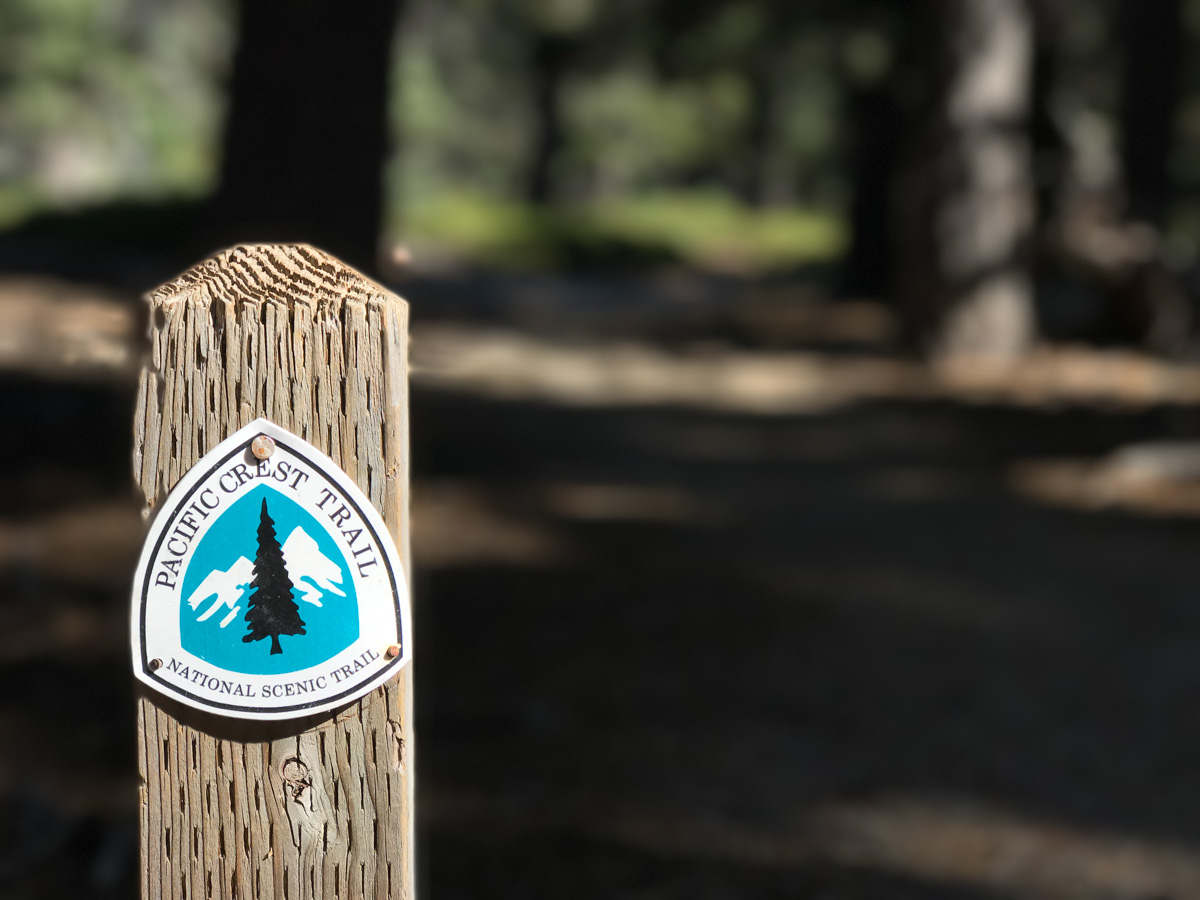 Pacific Crest Trail marker