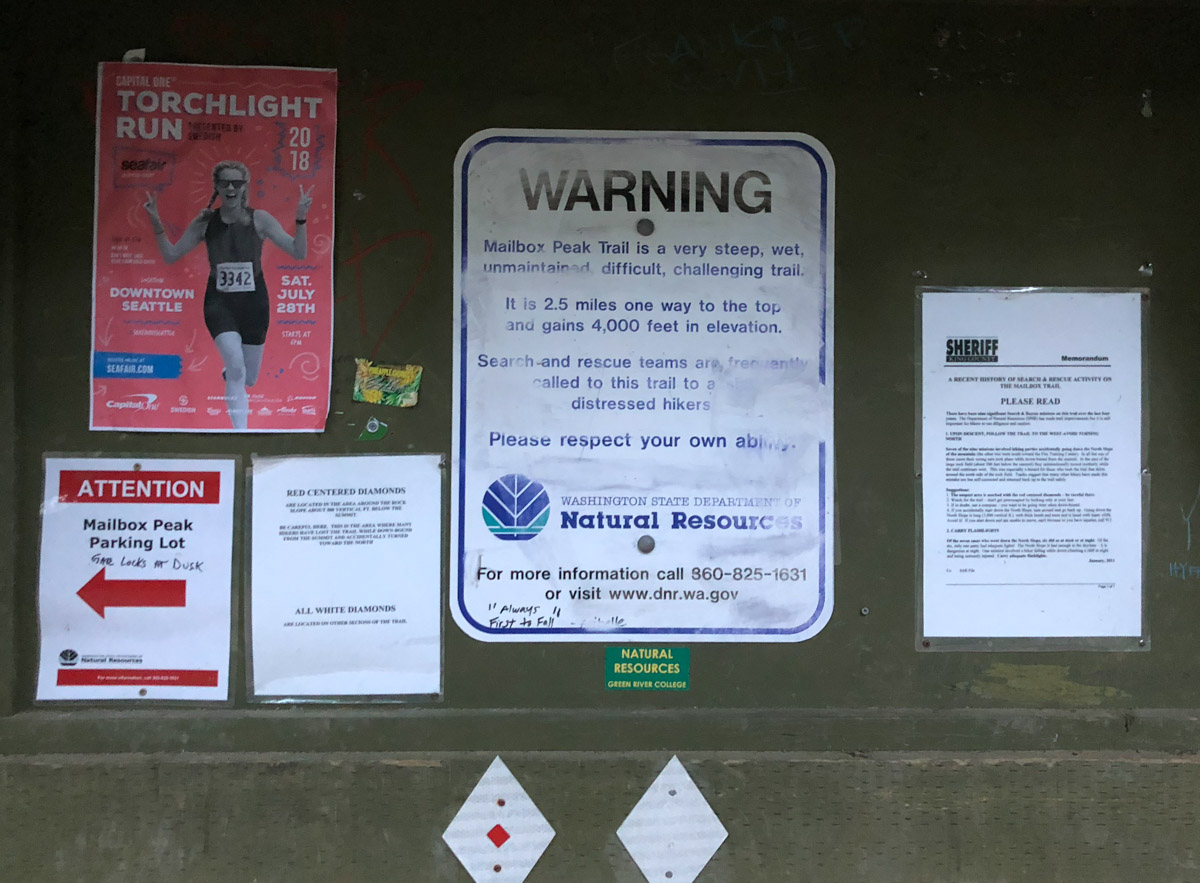 Hiking Mailbox Peak Loop Page 1 of 0 Part of the PNW SixPack of