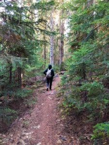 Starting our hike up Maiden Peak