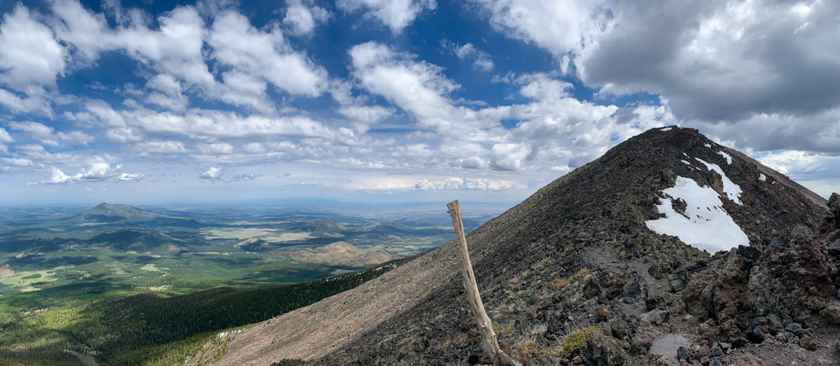 Nearing the summit of Humphreys Peak