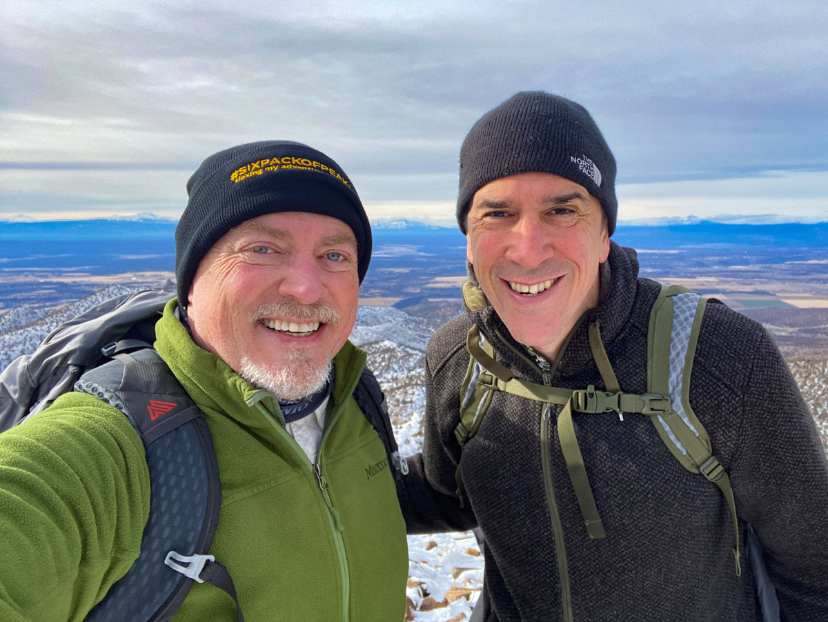 Jeff and Ben at the summit