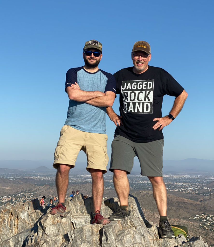 Rich & Jeff at the summit