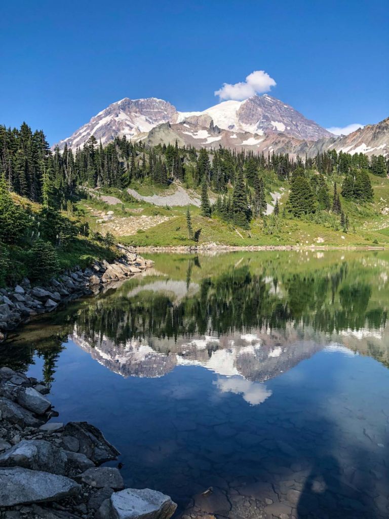 St Andrews Lake on the Wonderland Trail