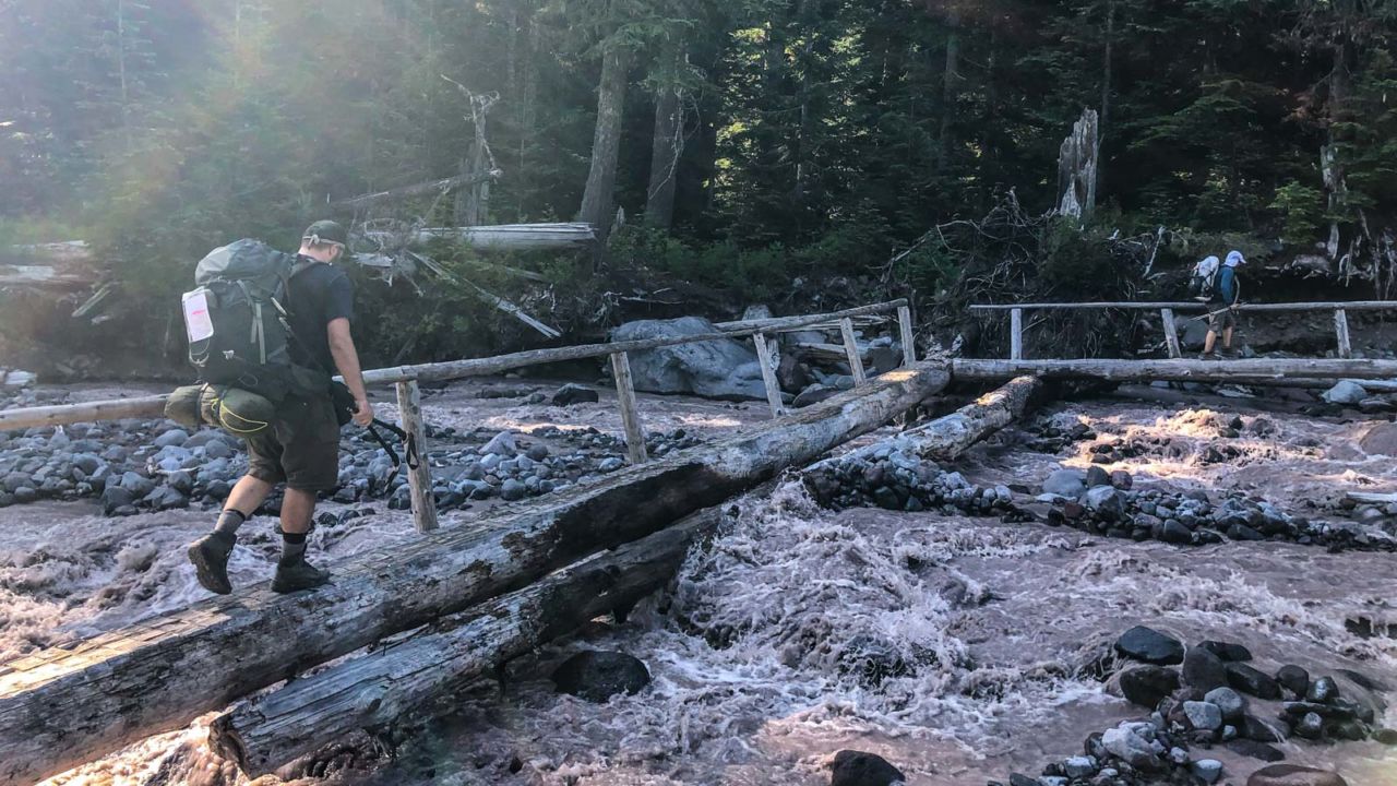 The first of about 1,000 bridges on the Wonderland Trail