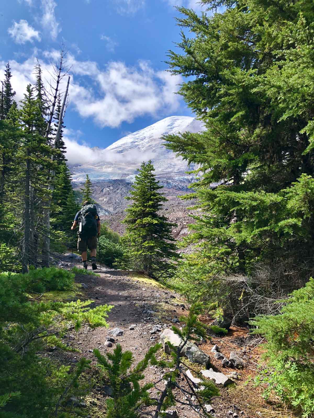 Jason near the Winthrop Glacier