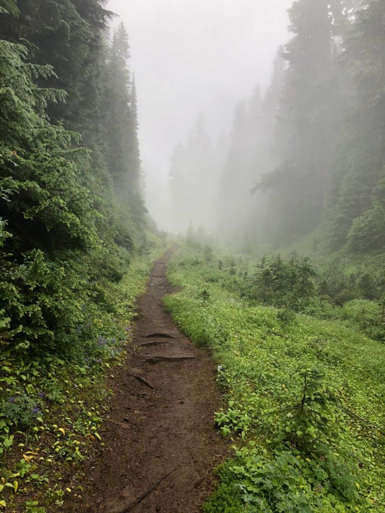 The trail to Mystic Lake