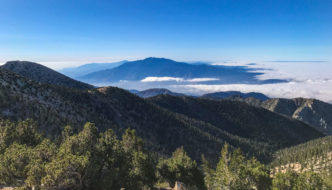 Mt San Jacinto across the valley