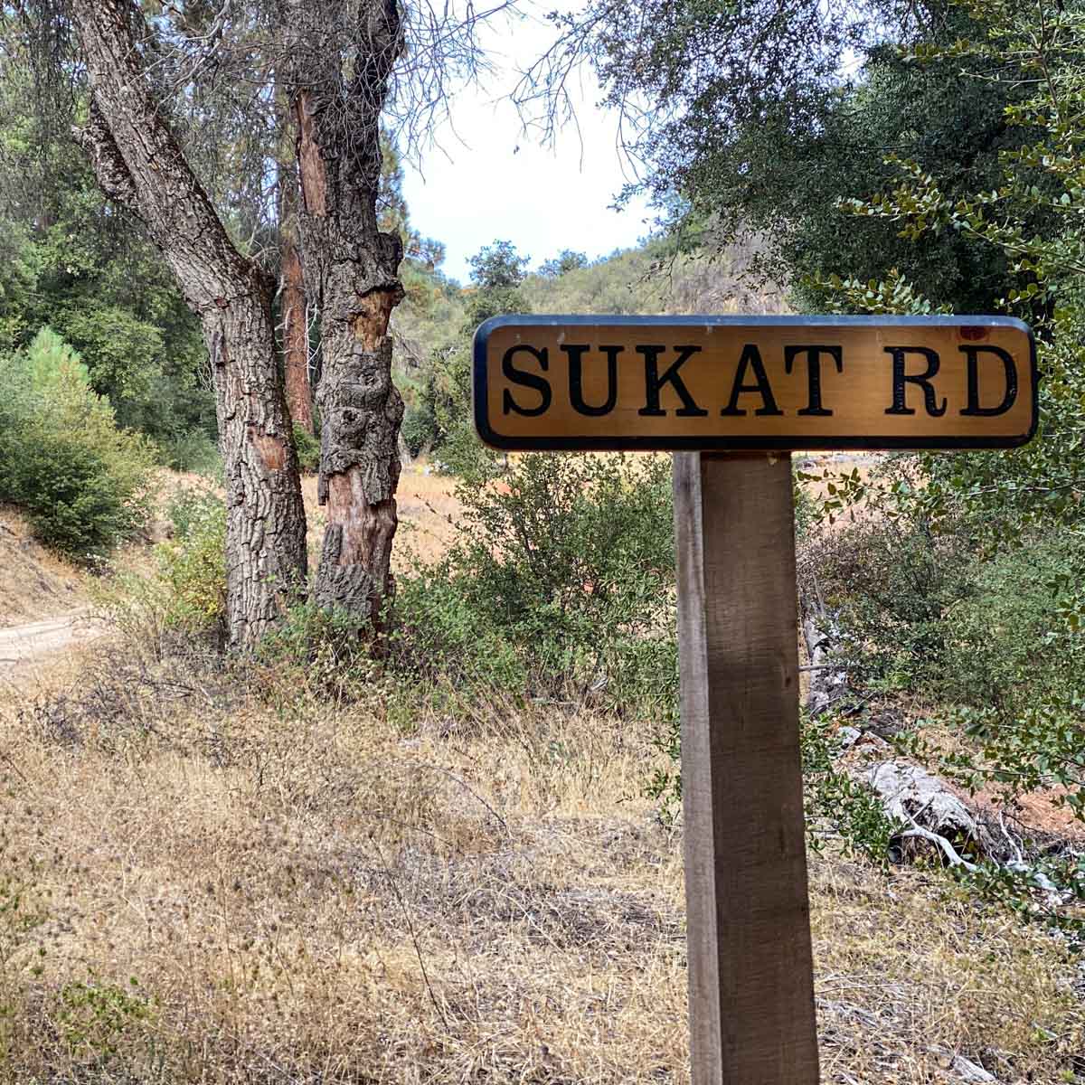 Sukat Road - Start of hike up Hot Springs Mountain
