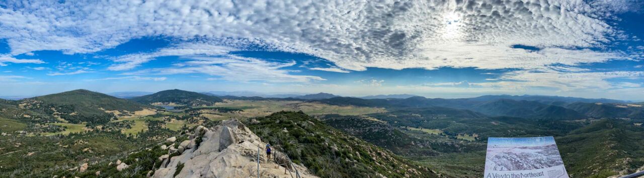 Summit panorama - looking north