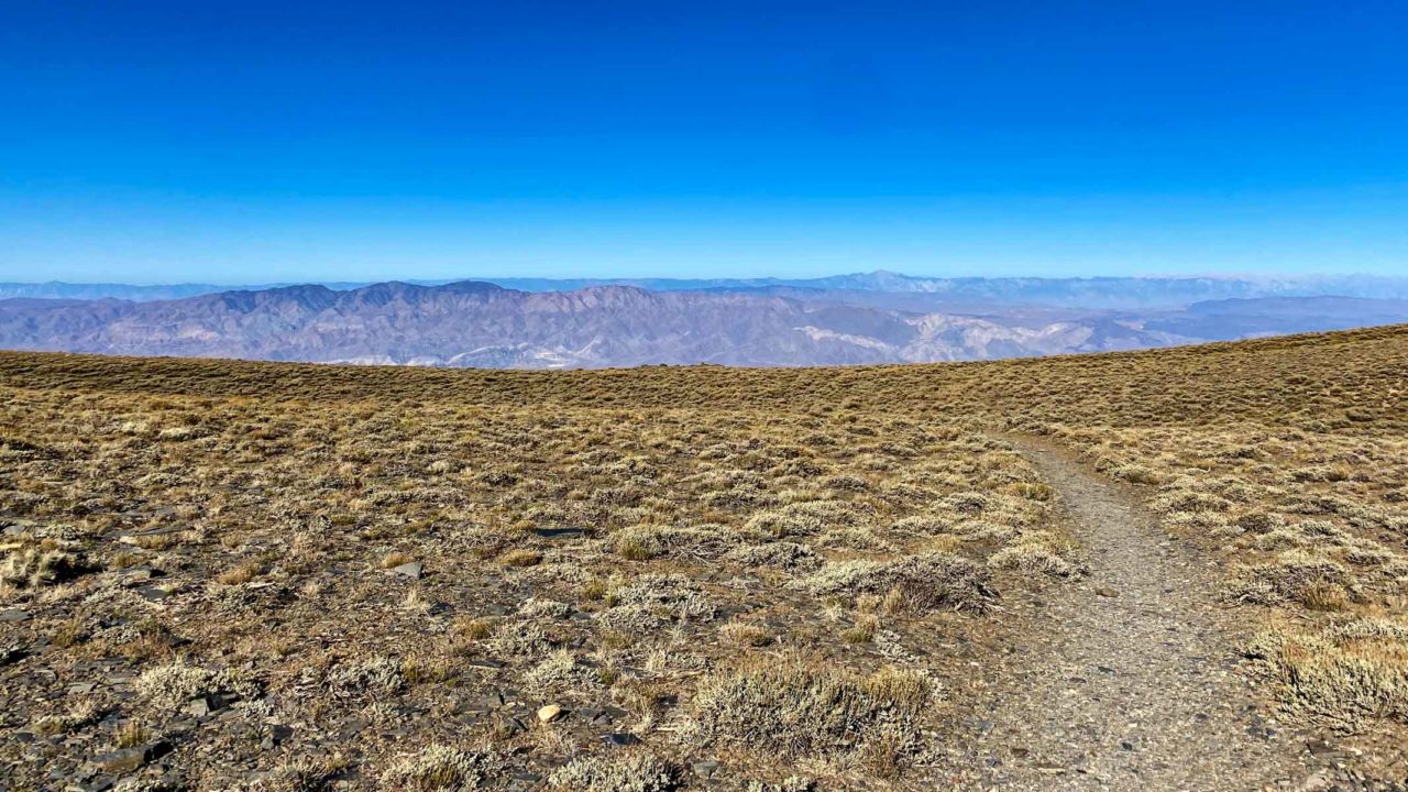 Arcane Meadow looking west toward the Panamint Range