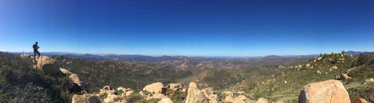 Summit view looking west