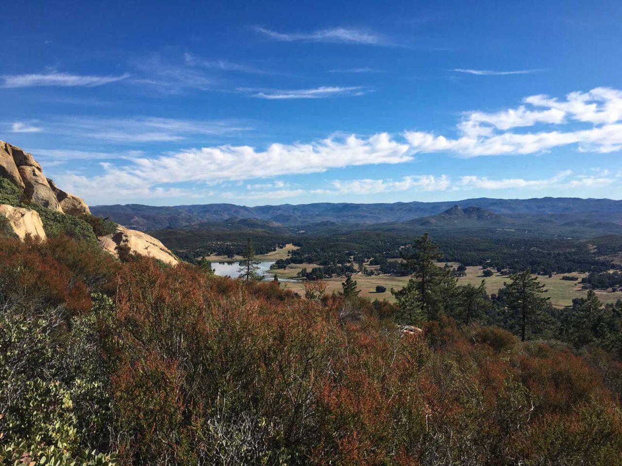 Looking northwest toward the Lagunas
