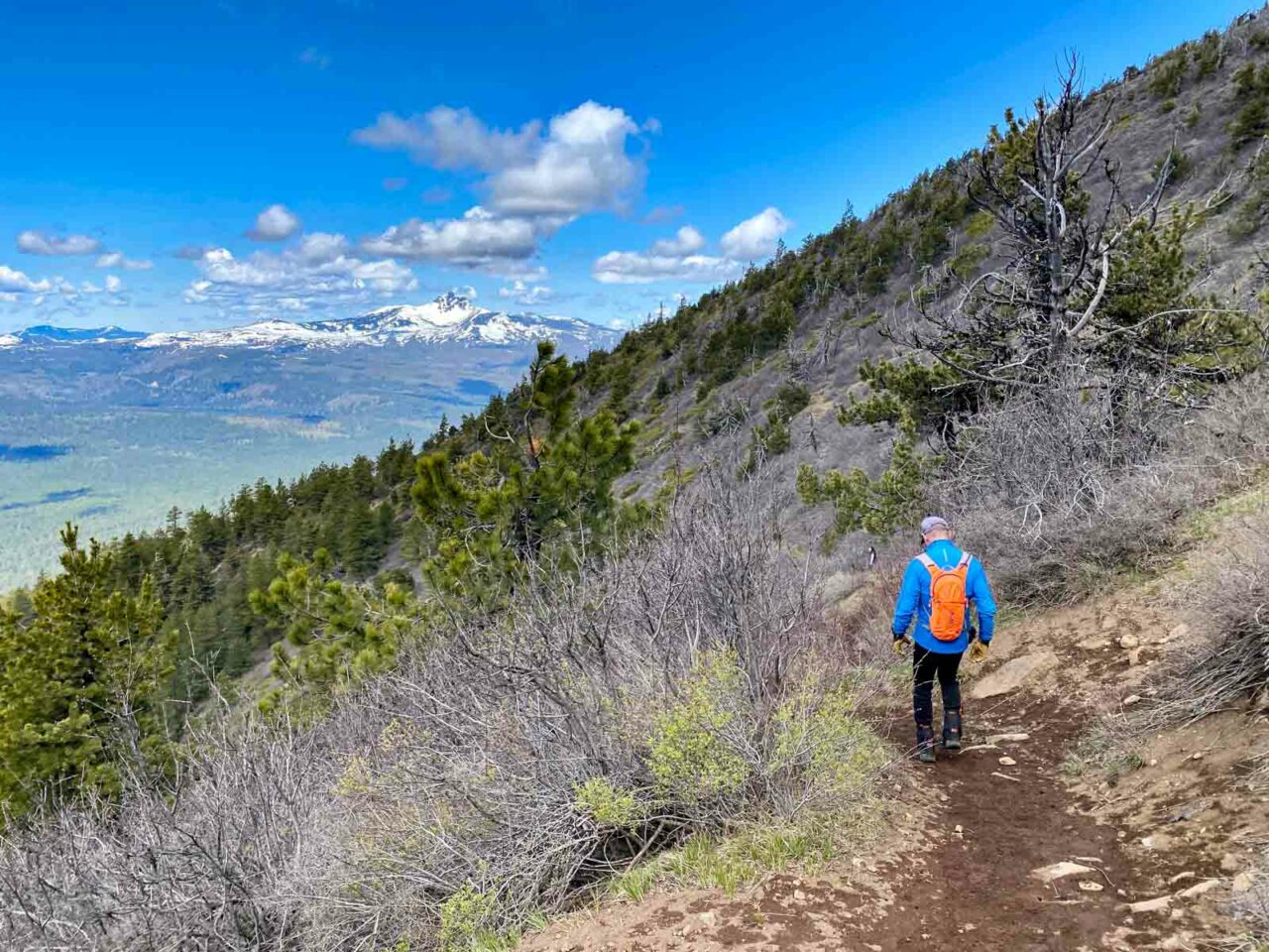 Heading down Black Butte
