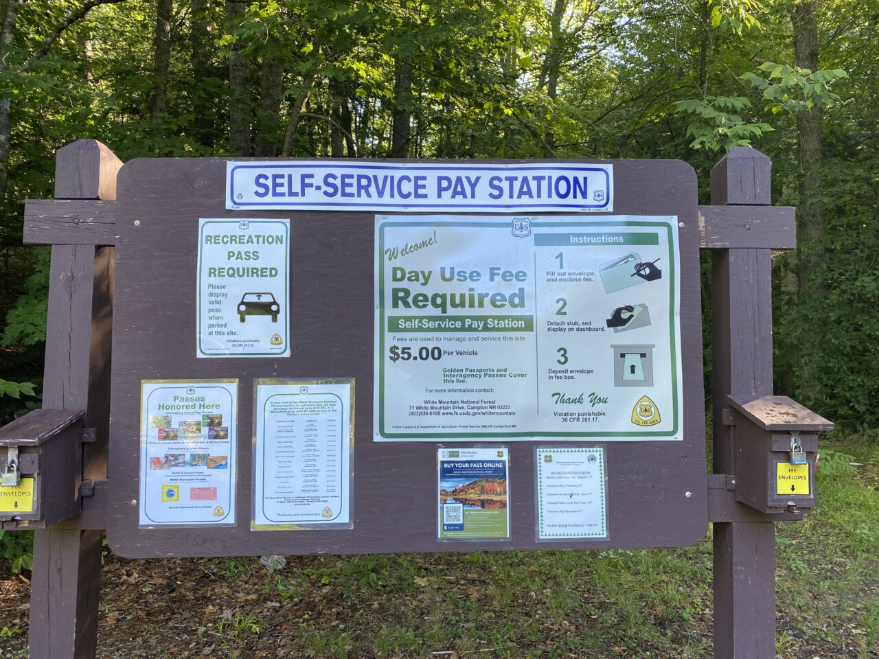Welch-Dickey trailhead information